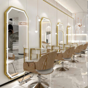Gương đèn Led salon tiệm làm tóc, gương trang điểm