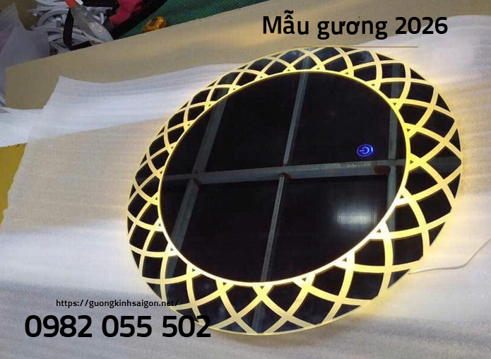 thi công gương led trang trí mỹ phước